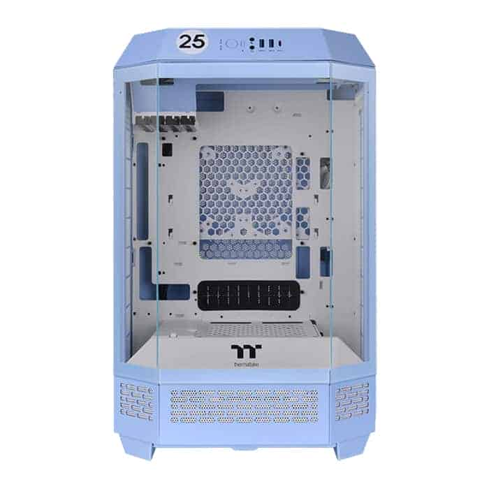 (image for) Thermaltake The Tower 300 Hydrangea Blue Micro Tower Tempered Glass PC Gaming Case